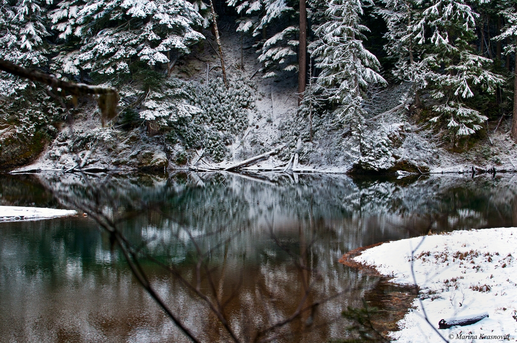 Winter at Greenwater Lakes