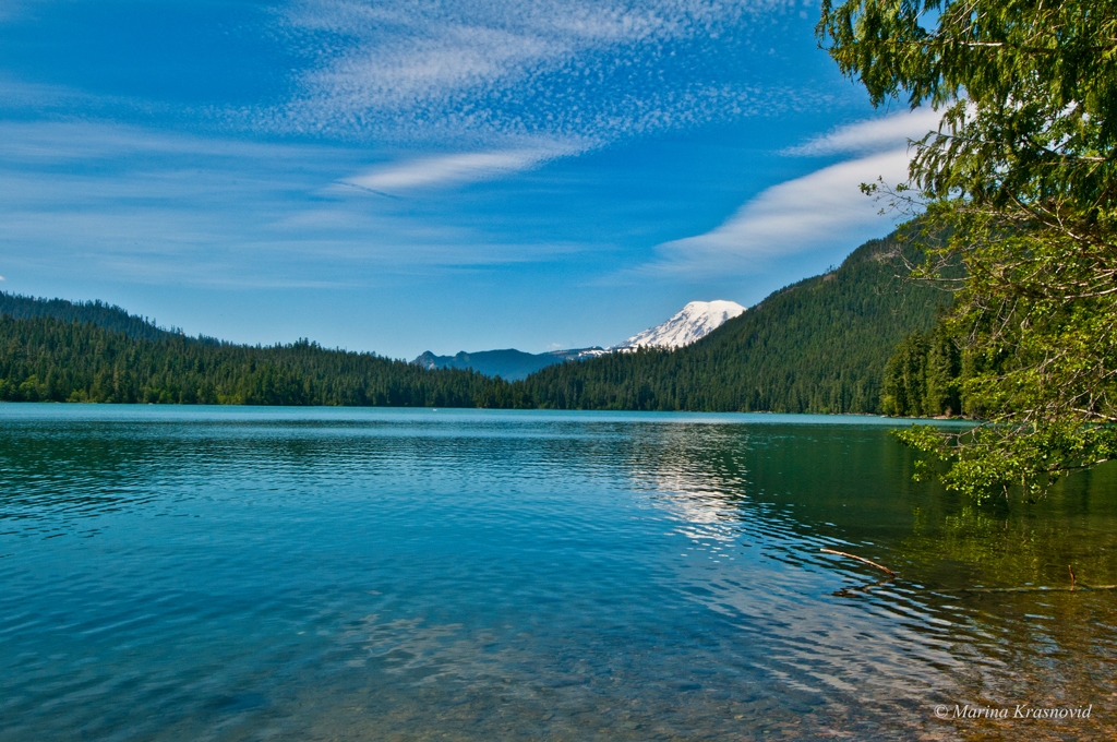 Mount Rainier and Packwood Lake, Washington