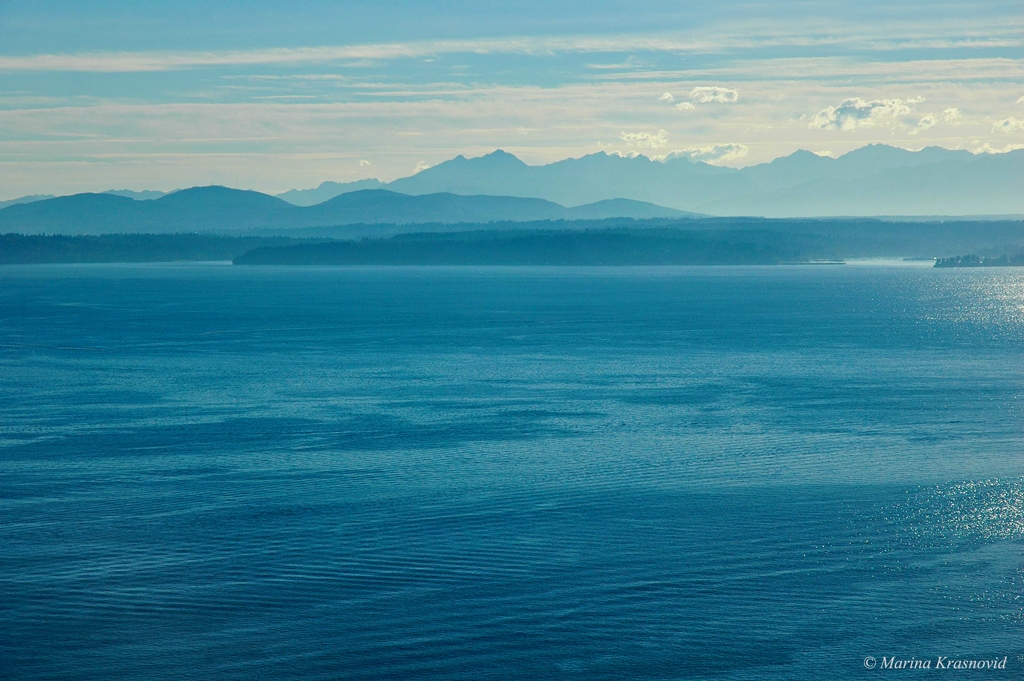 Puget Sound as viewed from Space Needle.